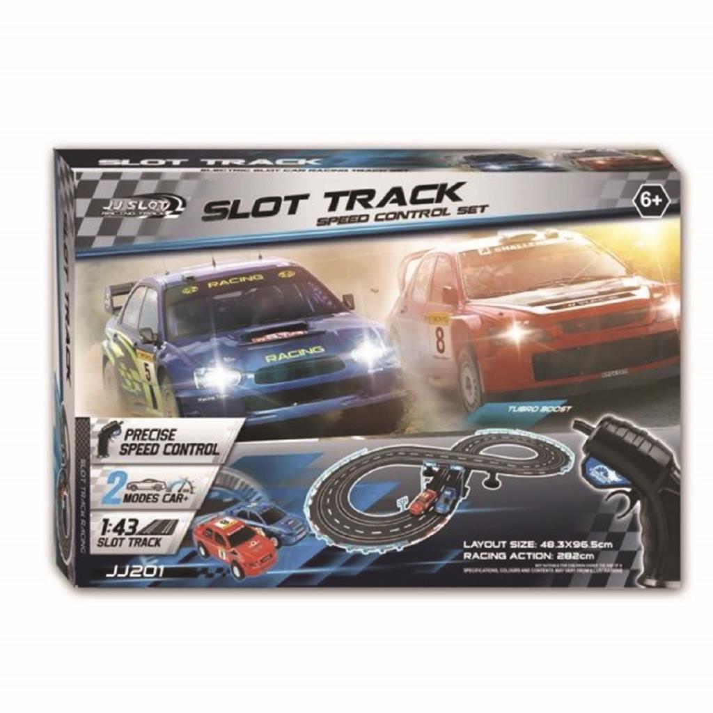 Slot Track Racing Set Turbo Boost Edition with Speed Controller
